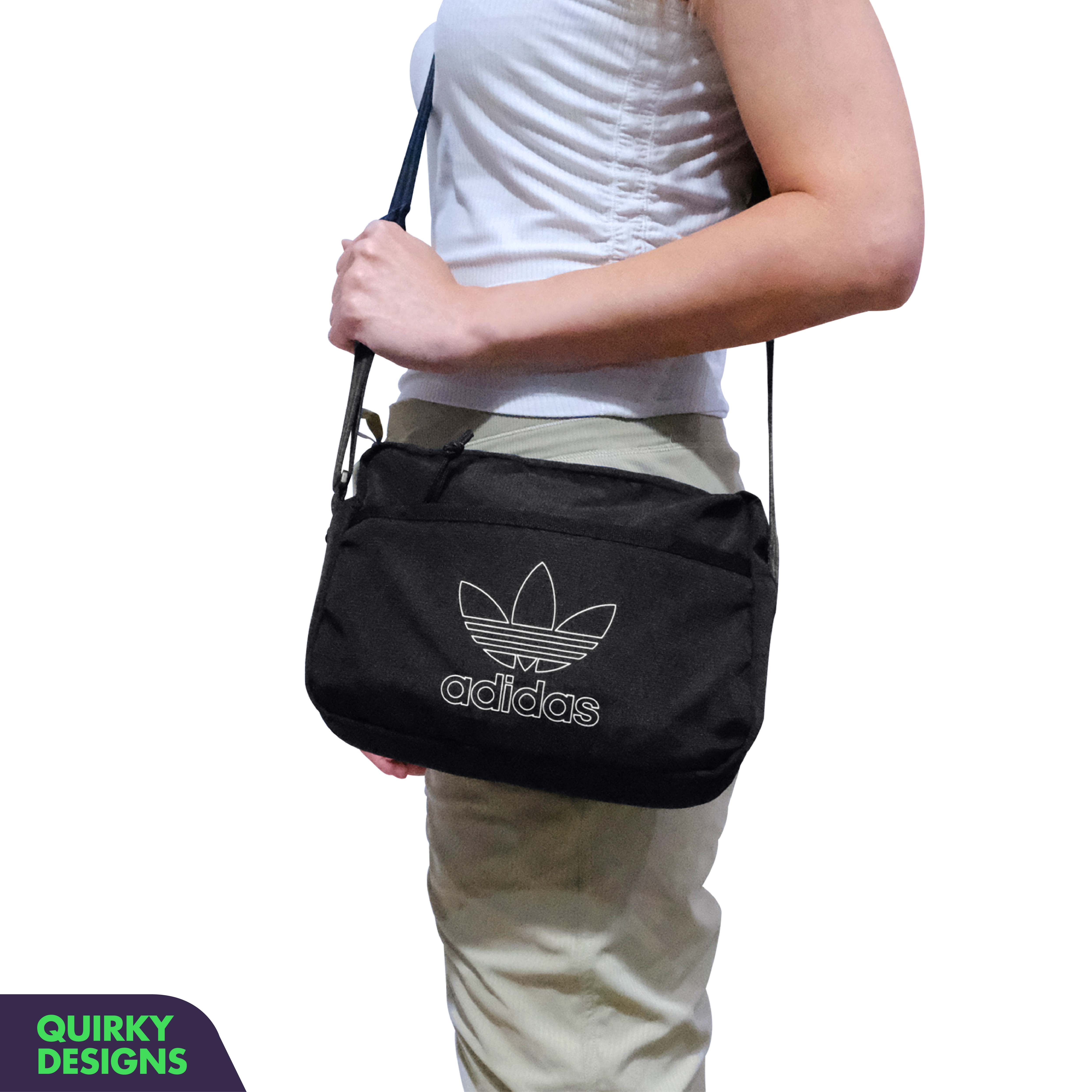 Adidas Sling Bags: Recycled Polyester, Adjustable Straps