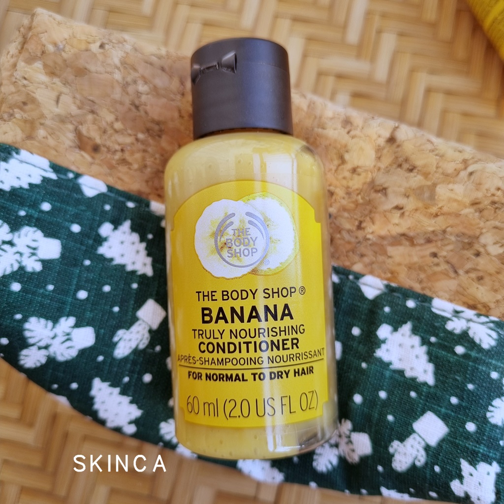 Dầu xả chuối The Body Shop Banana Truly Nourishing Conditioner 60ml