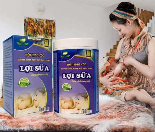 Bột ngũ cốc Lợi sữa Hồng Hoa