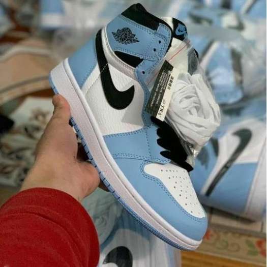 ❈  Giày Jordan 1 High University Blue Giày Thể Thao Air Jordan Xanh Móc Đen Giày JD1 Cổ Cao Cao Nam Nữ Hot 2021