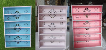 Kệ để sơn nail  6 tầng kích thước 40x60 chất liệu PVC cao cấp