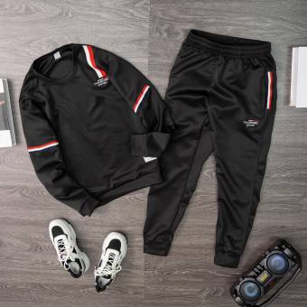 Bộ nỉ nam BND35 bộ thể thao thu đông nam dài tay chất nỉ poly cao cấp