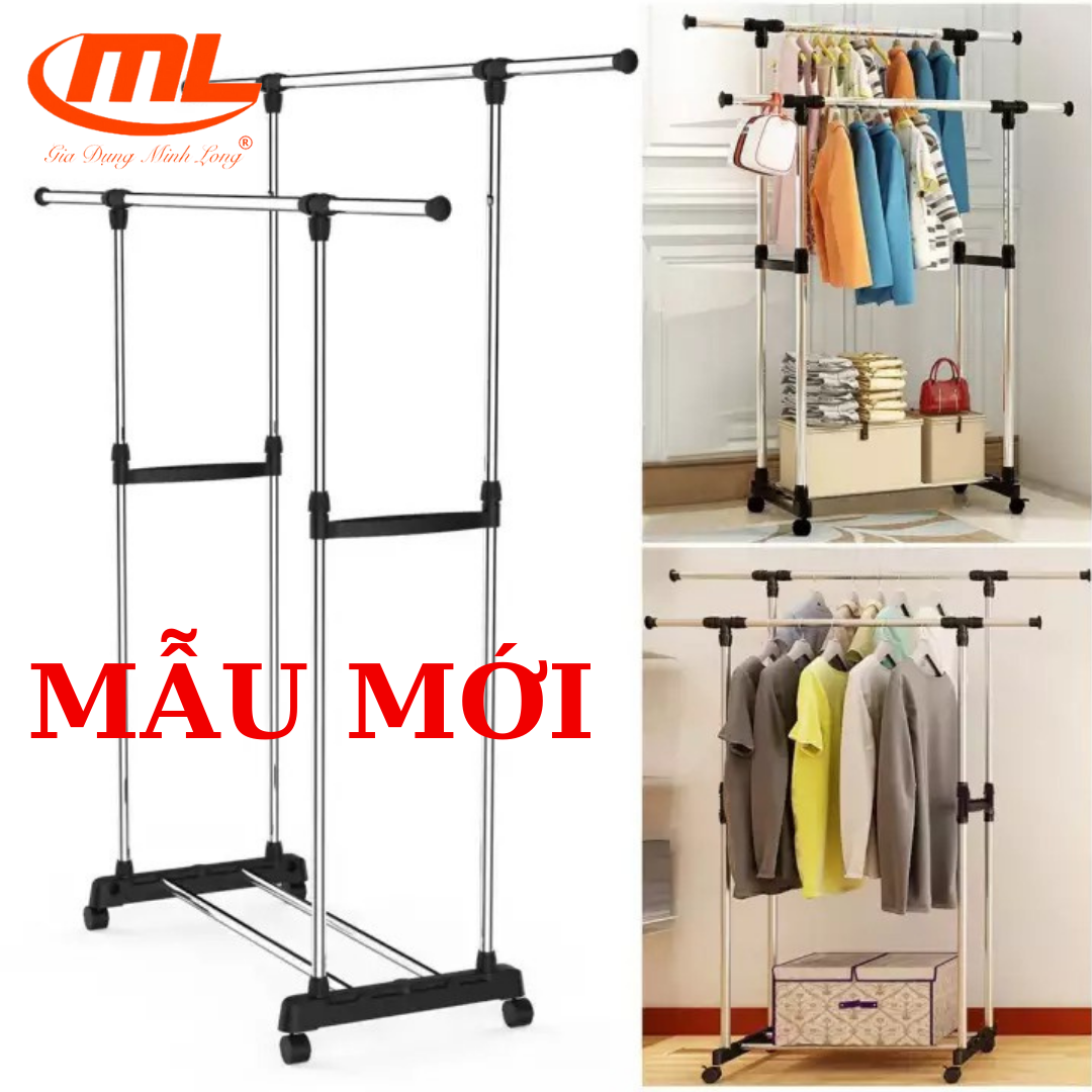 [ LỖI 1 ĐỔI 1 ] GIÁ PHƠI ĐỒ, KỆ PHƠI QUẦN ÁO GIA ĐÌNH CÓ BÁNH XE CHẮC CHẮN
