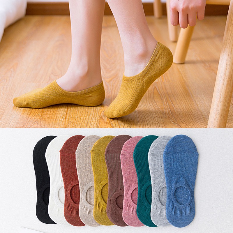 Combo 10 đôi tất hài nữ Gân Trơn cho các bạn gái - Sudoo