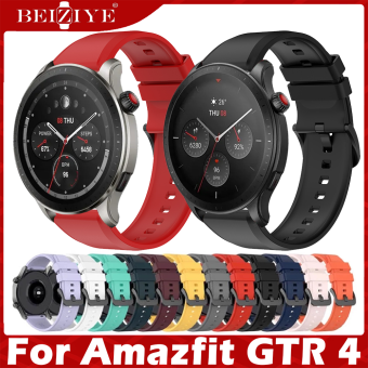 Đối với dây đeo đồng hồ thông minh Amazfit GTR 4 Dây đeo đồng hồ thông minh Dây đeo đồng hồ thông minh Dây đeo bằng silicon mềm Dây đeo đồng hồ thông minh Dây đeo đồng hồ thể thao Dây đeo dây đeo thay thế Hộp đựng dây đeo đồng hồ Phụ kiện