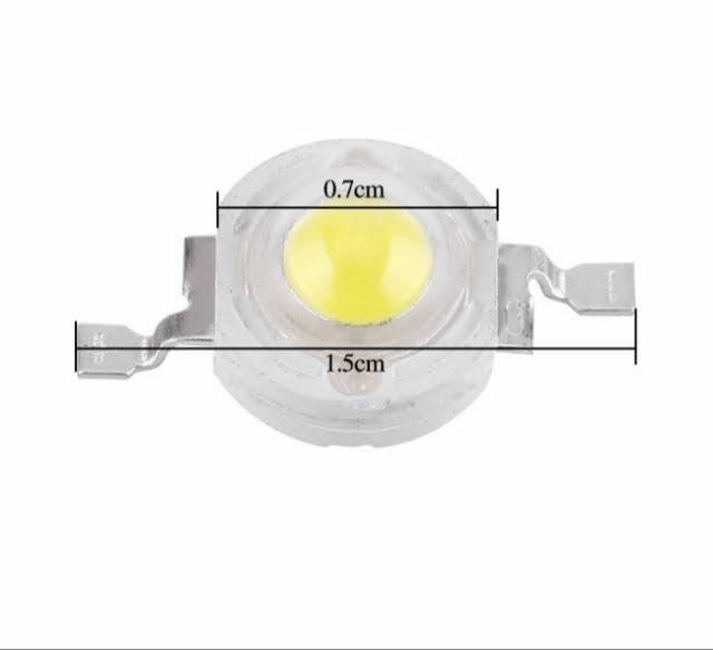 Đèn led luxeon chip epistar 1w,sáng trắng, sáng vàng, nhân led 1w siêu sáng