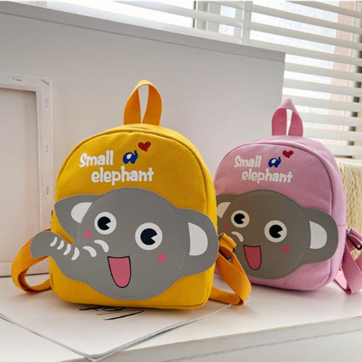 Tặng bàn chải xinh ] Balo mầm non Mẫu giáo siêu nhẹ hình siêu nhân, công chúa elsa cho bé trai , bé gái . BALO-41