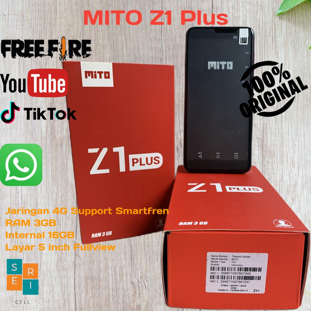 HP Androidn MITO Z1 Plus A37 RAM 3GB dan RAM 4GB Jaringan 4G LTE Unit Cuci Gudang Murah Meriah Harga 550,000 rupiah*Gratis Ongkir