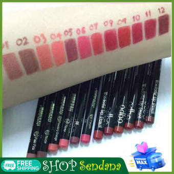 Chì kẻ môi- SENDANA-Bút viền môi nhiều màu odbo có tách lẻ từng cây-sản phẩm trang điểm môi cho đôi môi thêm rạng rỡ