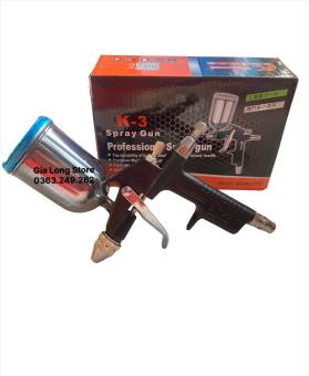 Súng phun sơn mini đầu phun 0.6mm K3 Kapusi chính hãng