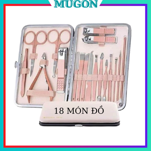 Bộ Cắt Móng Tay, Bộ Làm Móng Tay, Bộ Bấm Móng 18 Món Đa Năng