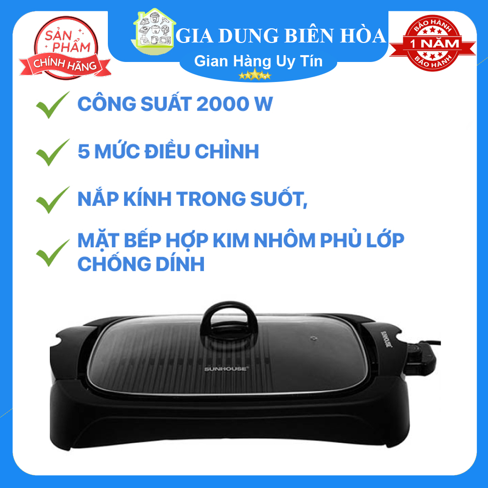 Bếp nướng điện Sunhouse SHD4602-hàng chính hãng-sản phẩm mới-Bếp nướng điện Sunhouse, với thiết kế gọn gàng, thông minh với 2 phần mặt bếp và thân bếp có thể tháo rời, thiết kế tối giản các chi tiết giúp dễ dàng vệ sinh sau khi sử dụn