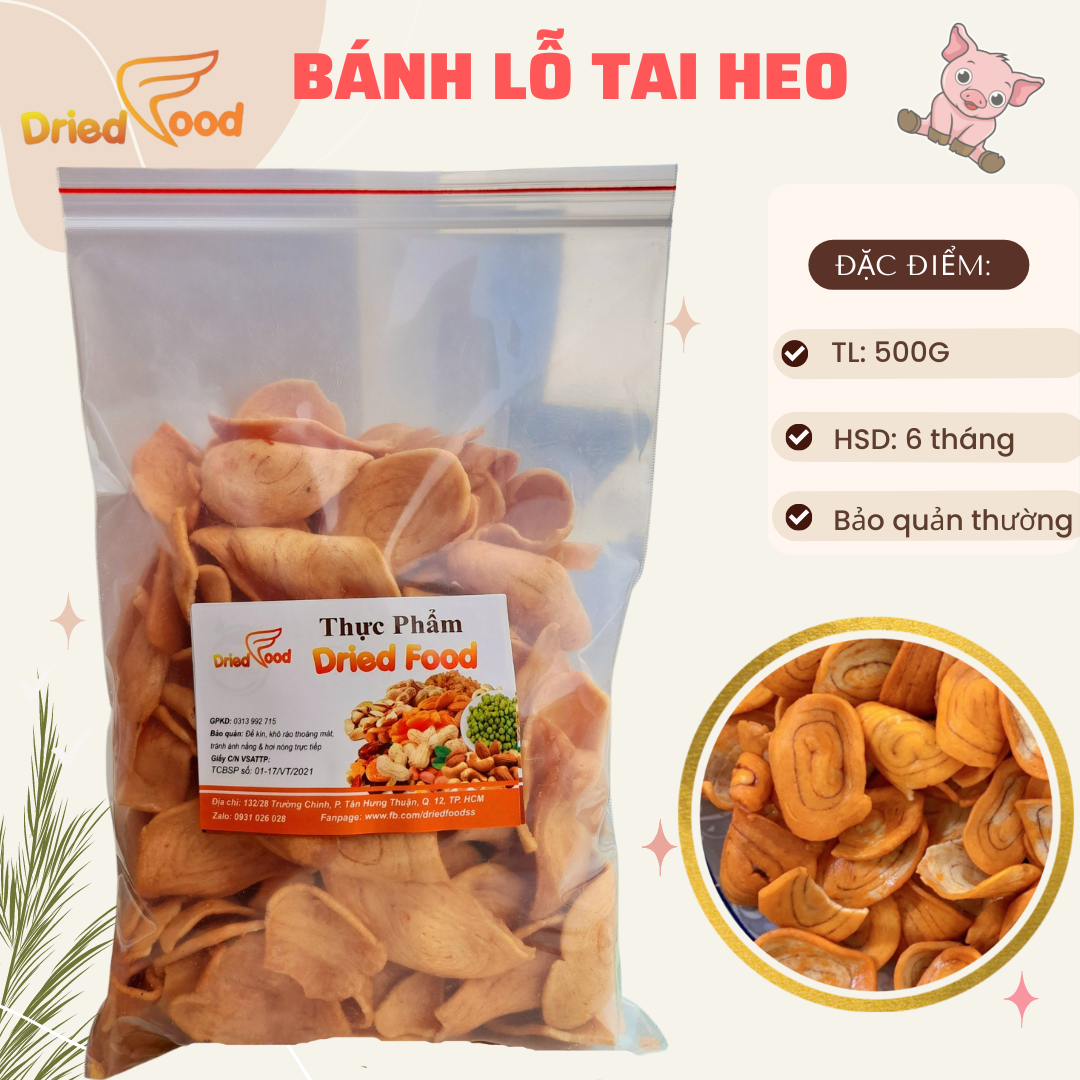500gram bánh tai heo sốt mắm ớt