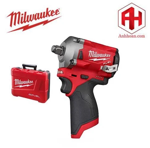 [Trả góp 0%] Milwaukee Thân máy vặn ốc bulong pin 12V Stubby M12 FIWF12-0