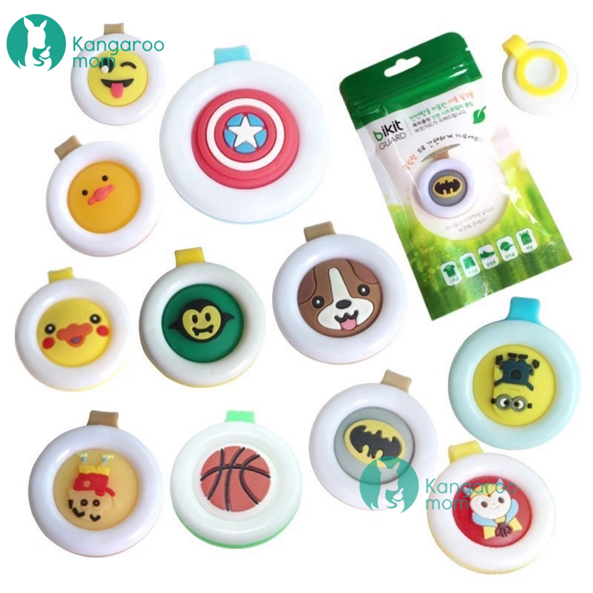 Mosquito Repellent Badge Button Baby children kids Mosquito Repellent Clip
