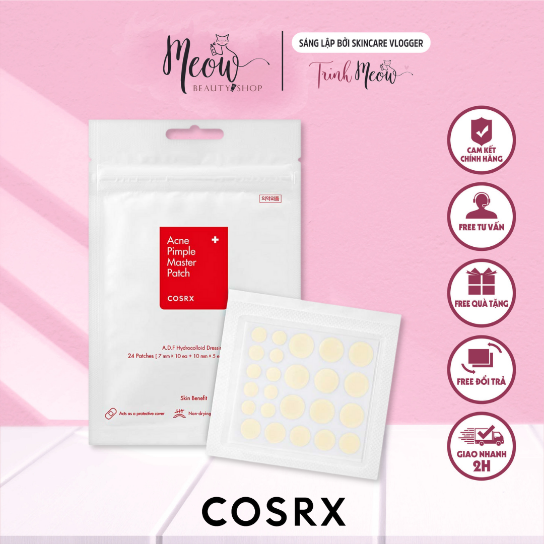 Cosrx - dán mụn cosrx acne pimple master patch 24 miếng