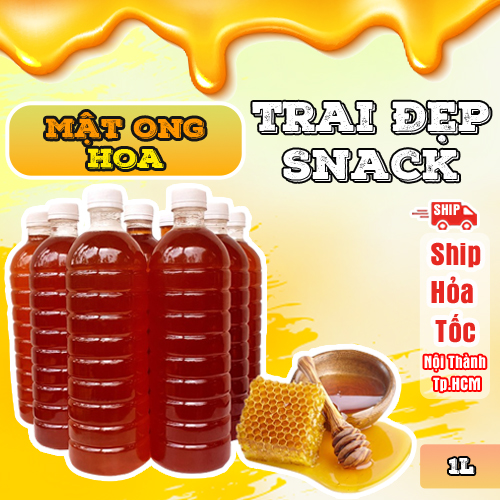 Mật Ong Hoa Nguyên Chất Trai Đẹp 1L