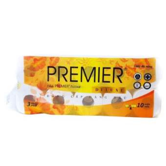 Giấy vệ sinh Premier Deluxe (10 cuộn 1.5 kg)
