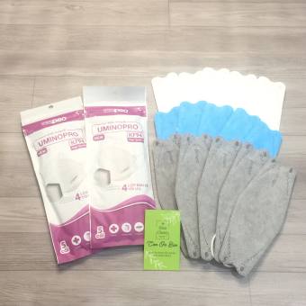 Khẩu trang KF94 kháng khuẩn 4 lớp, khẩu trang 4D - Công nghệ Hàn Quốc