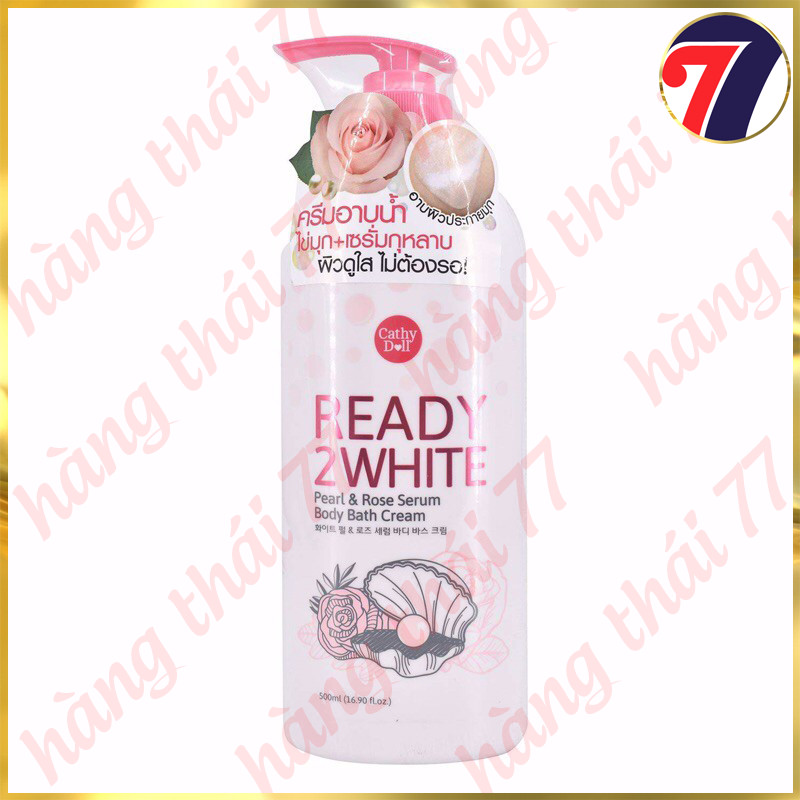 Sữa tắm cathy doll ready 2 white pearl rose serum 500ml – thái lan