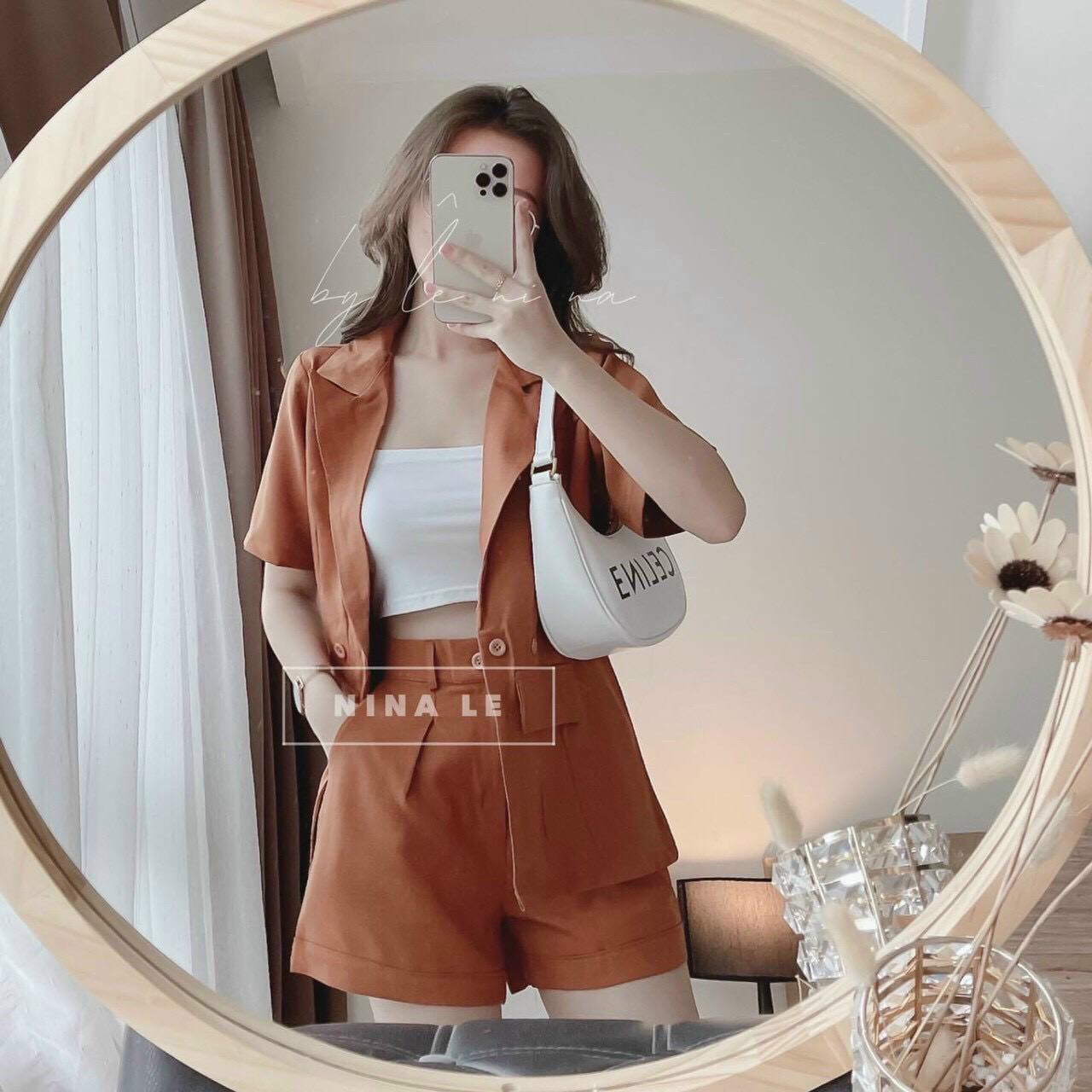 Sét Đồ Bộ Rẻ Đẹp Vest 3 Món Siêu Chất Thời Trang Nữ ( Xanh Ngọc, Nâu, Hồng )