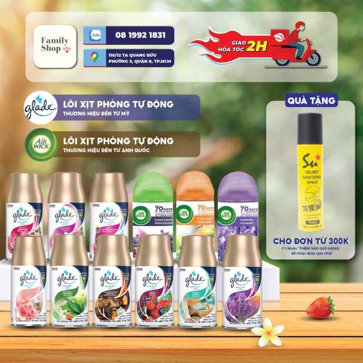 Glade và Air Wick Lõi Thay Thế Dành Cho Máy Xịt Phòng Tự Động. Giấy