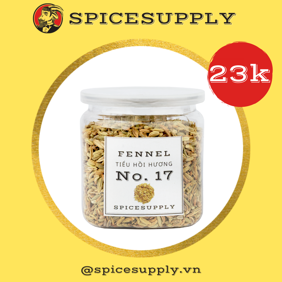 [HCM]Hũ 60g Fennel Seed - Hạt Tiểu Hồi Hương SPICESUPPLY Việt Nam Sỉ Lẻ