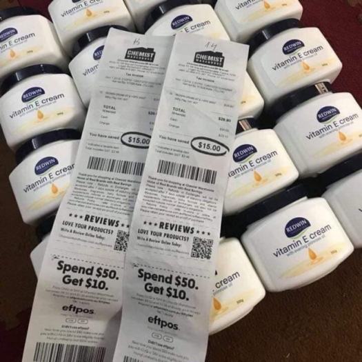 Kem dưỡng Redwin Vitamin E Cream 300g Úc