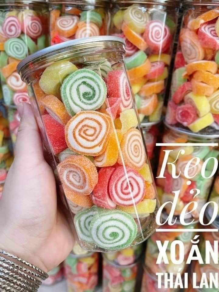 Kẹo dẻo xoắn thái lan