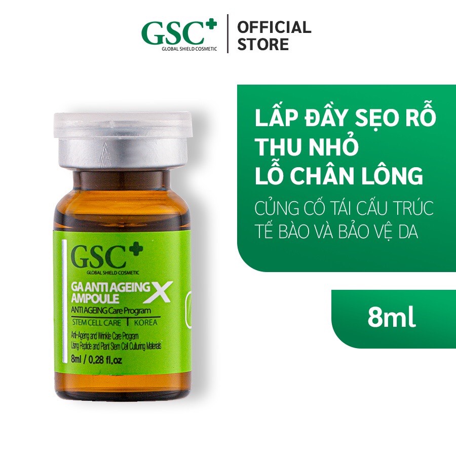 Tế bào gốc giảm sẹo rỗ, lỗ chân lông to GSC