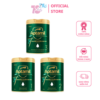 SỮA CÔNG THỨC APTAMIL ESSENSIS ĐẠM A2 HỮU CƠ ÚC ĐỦ SỐ 1,2,3 900G