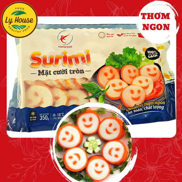 Surimi Mặt Cười Đạt Phương 500g, làm từ surimi, đậm vị cá, phù hợp các món ăn vặt. , món ăn tiện lợi, dễ chế biến Ly House