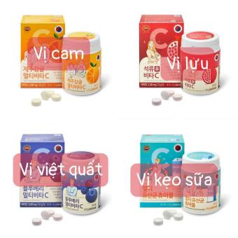 Viên Ngậm Vitamin C  JEJU Tangerine Multivita C Hàn Quốc 120g