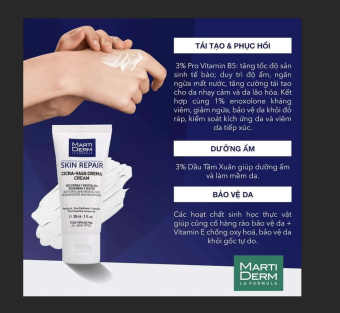 Kem dưỡng cấp ẩm và phục hồi da Matiderm