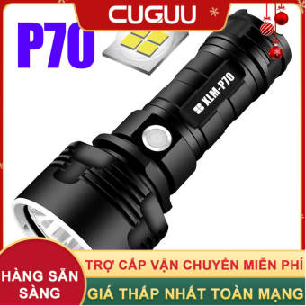 Đèn Pin Led L2 / P70 Chính Hãng Siêu Mạnh Đèn Ngoài Trời Chống Nước USB Đèn Pin Đèn Lồng Siêu Sáng Hoạt Động Bằng Pin