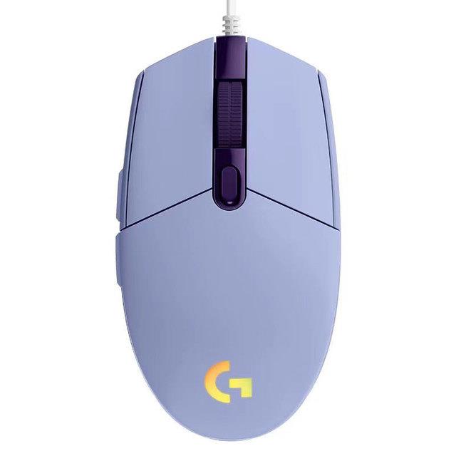 blue and purple mouse