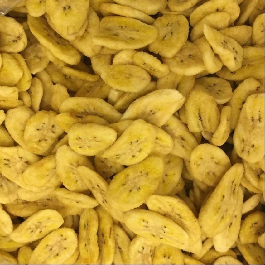 Chuối sấy Đà Lạt Giòn Ngọt không chát 500g lᴏại 1 Hàng Xuất Khẩu Đặc sản Đà Lạt Pna Store