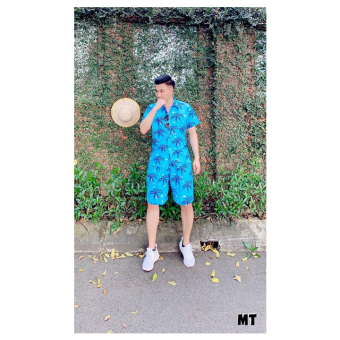 Bộ Đồ Đi Biển Hoa Lá Quả, Bộ Quần Áo Đi Biển phục vụ đi chơi, đi biển, đi du lịch, làm đồ đôi, nhóm, lớp, kỷ yếu...