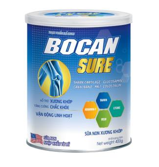 SỮA NON XƯƠNG KHỚP BOCAN SURE- tăng cường sức khỏe cơ-xương-khớp. Ngăn ngừa thoái hóa, chống loãng xương- - BOCA SURE