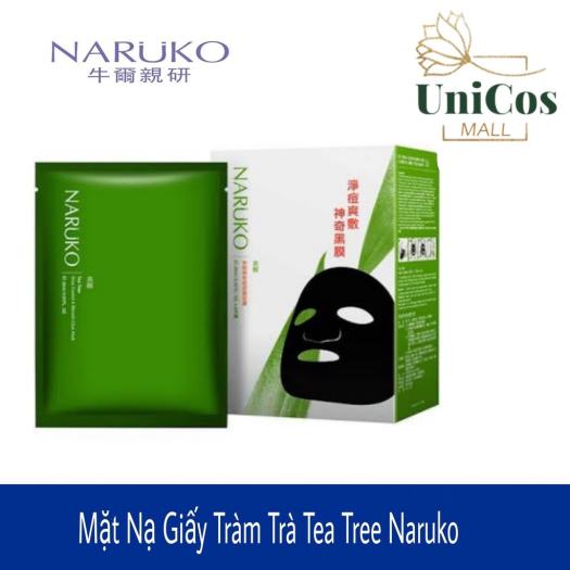 Mặt Nạ NARUKO Tràm Trà Cho Da Mụn Bản Đài Loan   1 Miếng lẻ