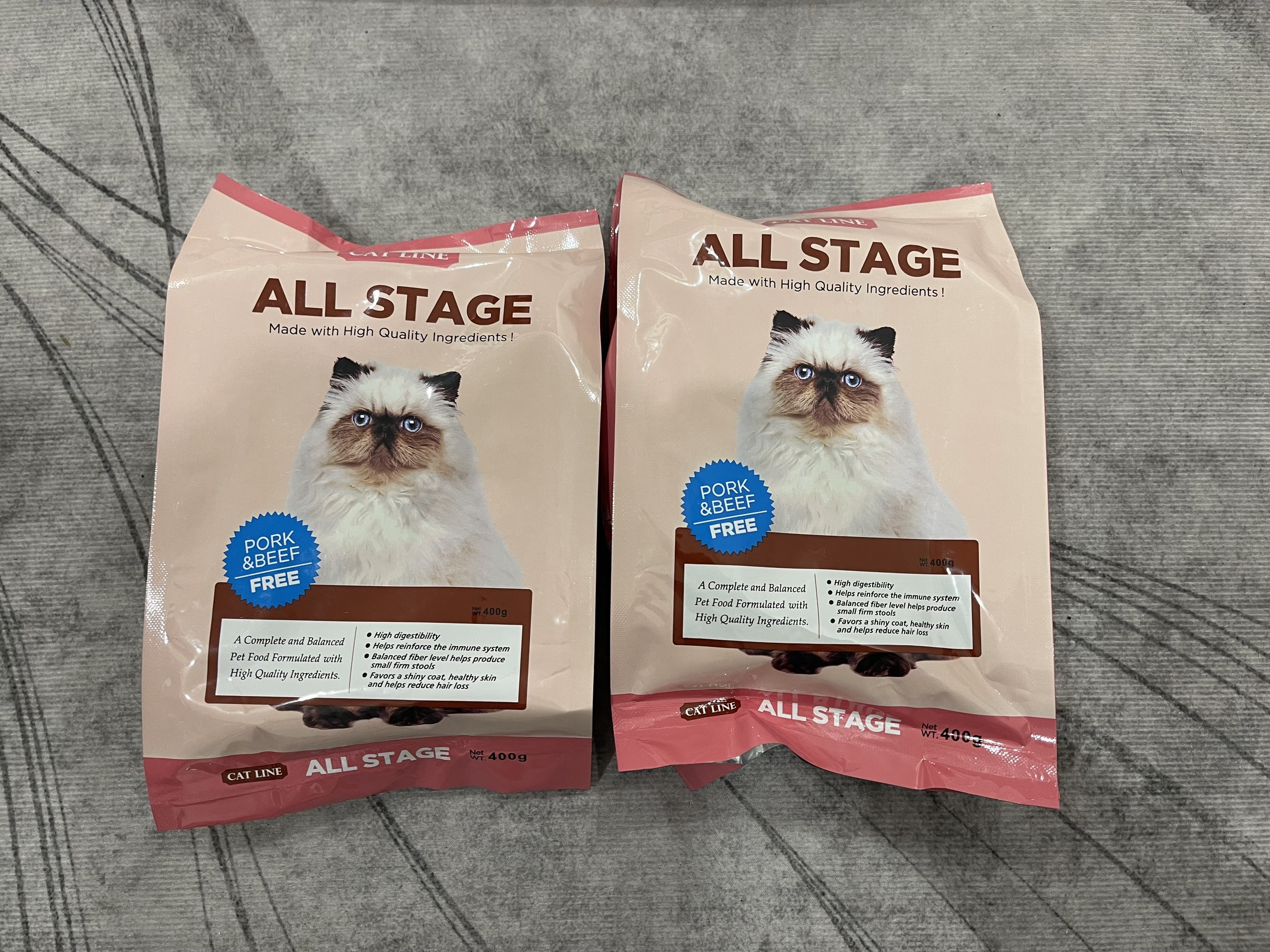 Thức ăn hạt cat line all stage cho mèo trên 2 tháng tuổi 400g - bầu pet shop