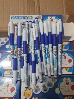 01 Hộp 20 Cây Bút Gel-012/Do Doraemon mực Xanh (Ngòi 0,5mm)