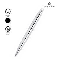 Cross Pens Calais Lustrous Chrome Ballpoint Pen Silver CAT0112-1