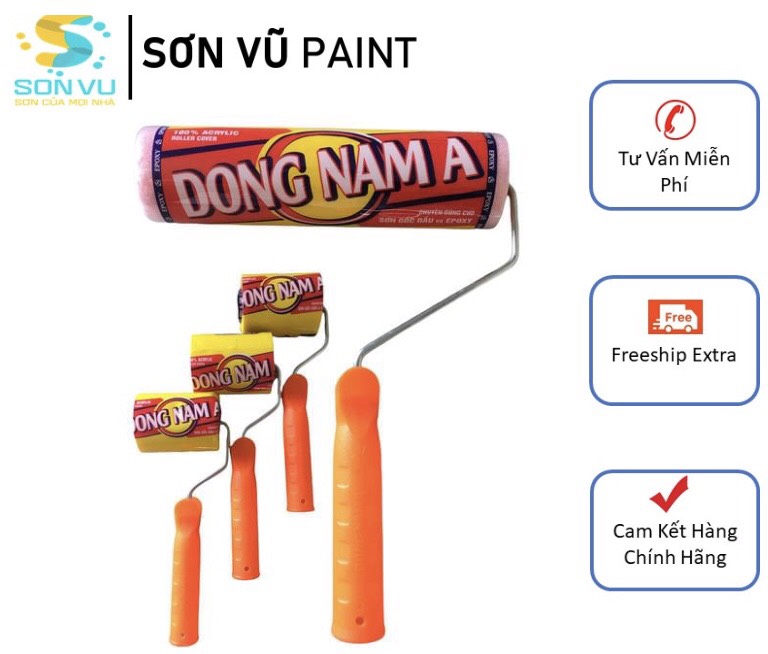 Đông Nam Á - Cọ lăn sơn epoxy và sơn dầu