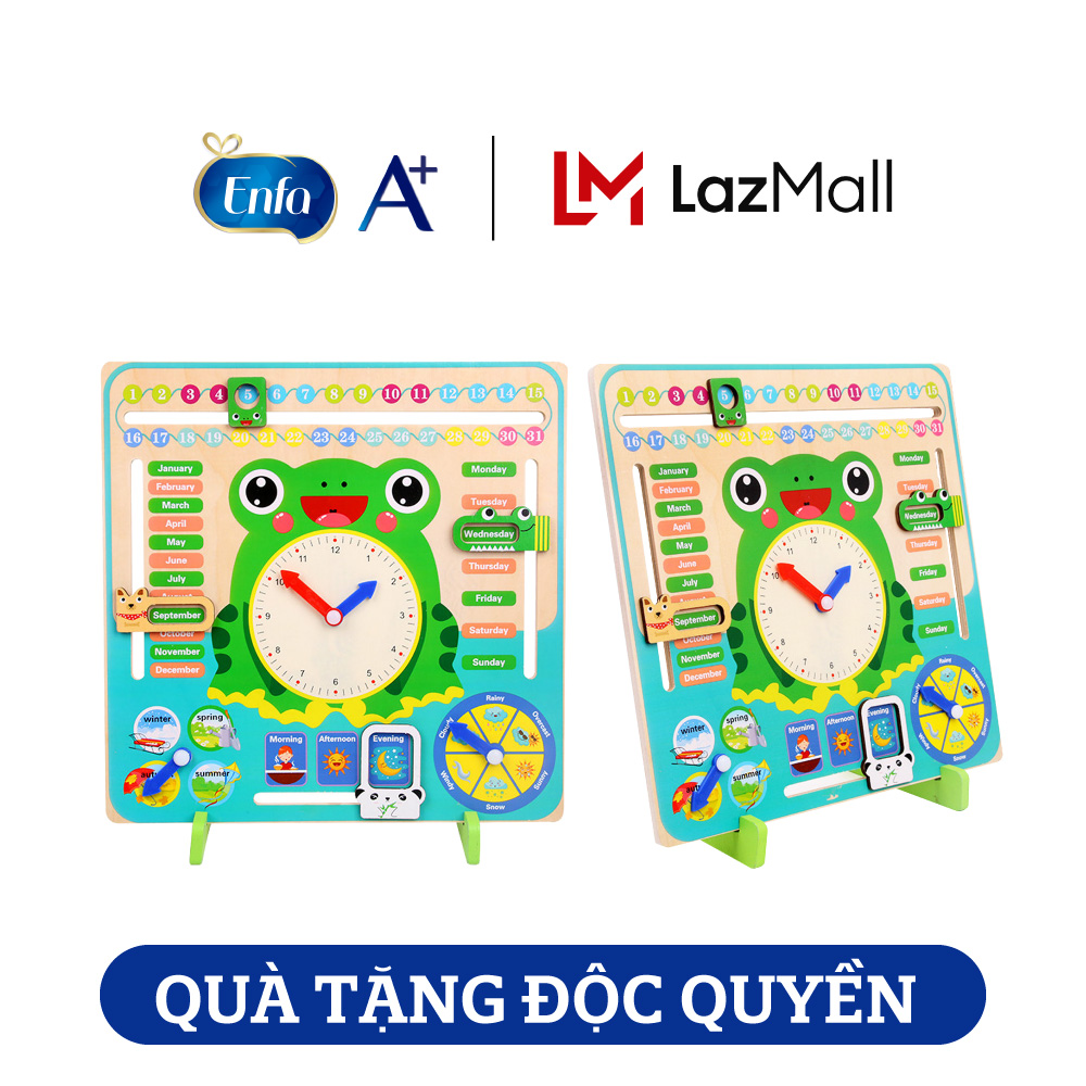 Quà tặng từ enfa - đồ chơi đồng hồ lắp ghép