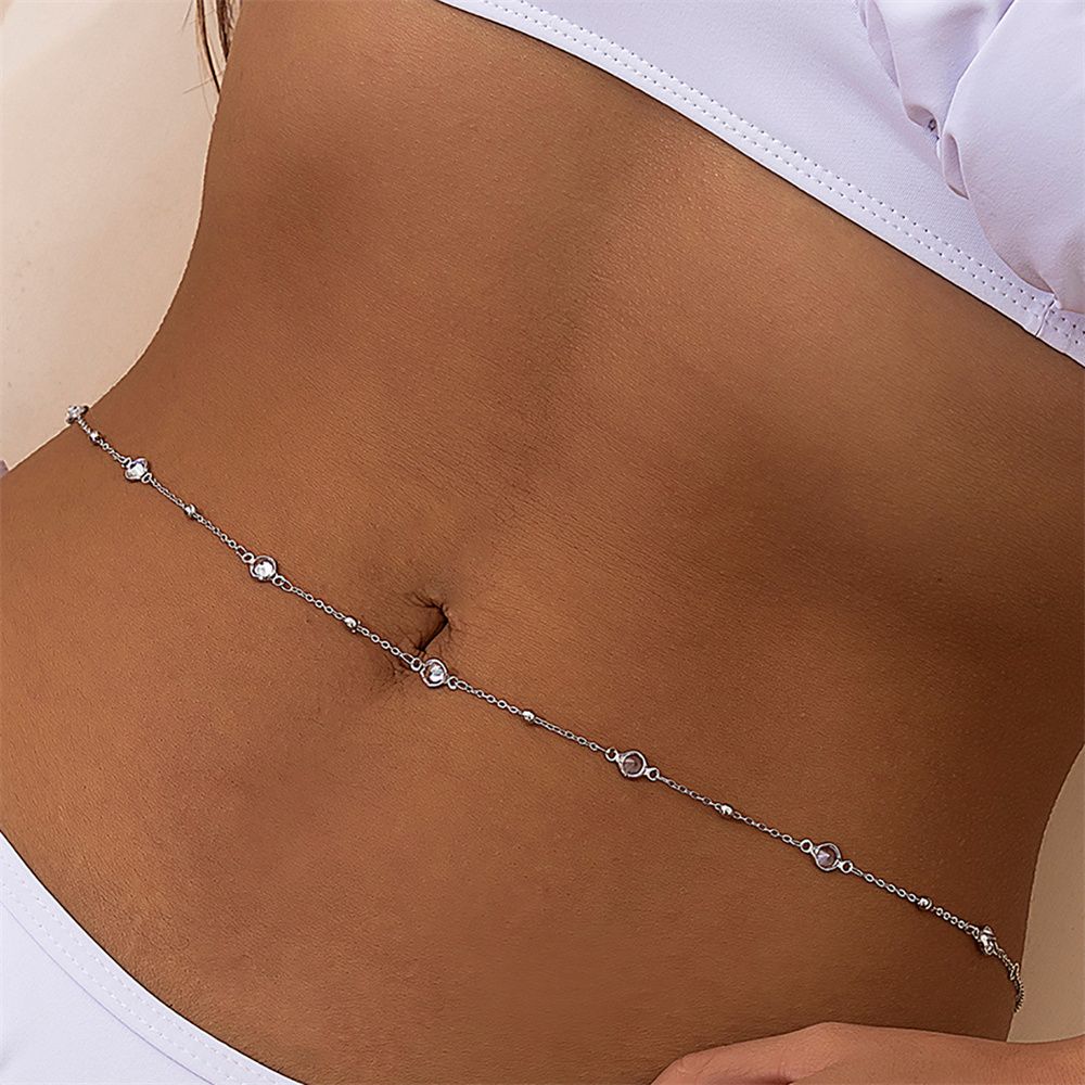 delicate belly chain