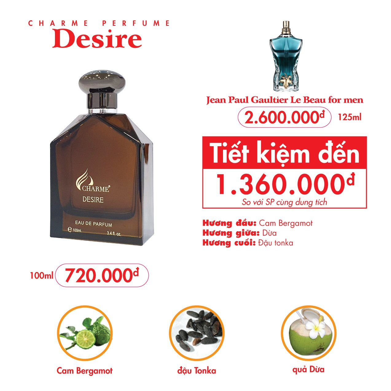 Nước Hoa Charme_Desire 100ml