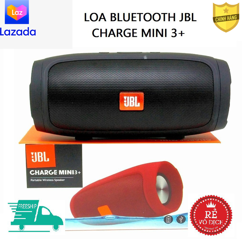 Loa bluetooth jbl charge 3 - loa bluetooth jbl charge 3 mini - pin li-on 6000mah - âm bass trầm ấm ,kháng nước ipx7.