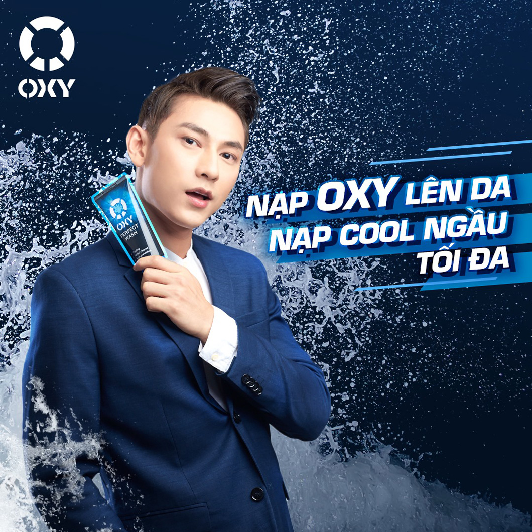 2 tuýp Kem rửa mặt Oxy Perfect Wash sạch bã nhờn ngừa khuẩn mụn 100g