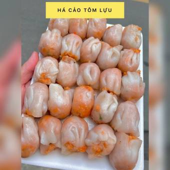 Dimsum Há Cảo Tôm Lựu  900gam khay 25 viên